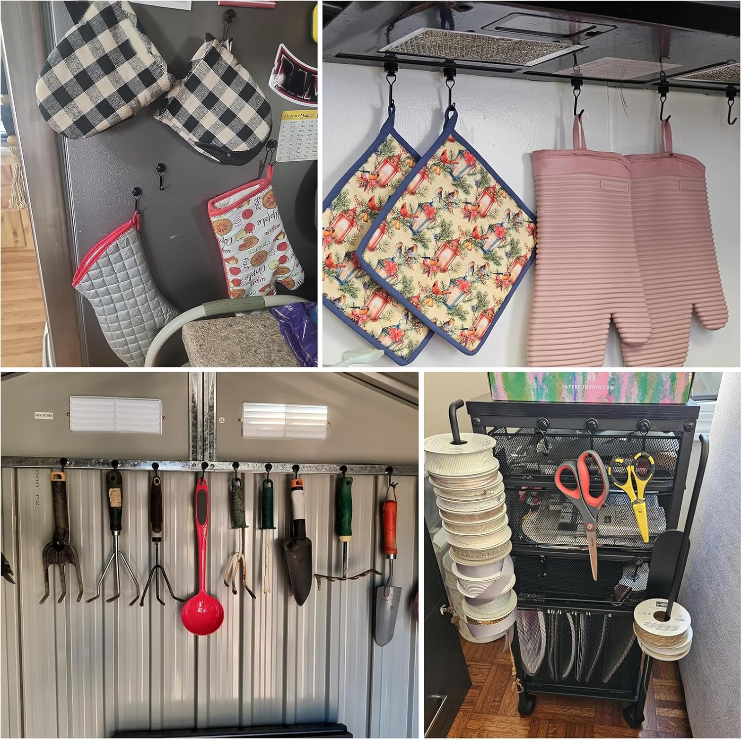 Magnetic hooks used on cruise cabin door
