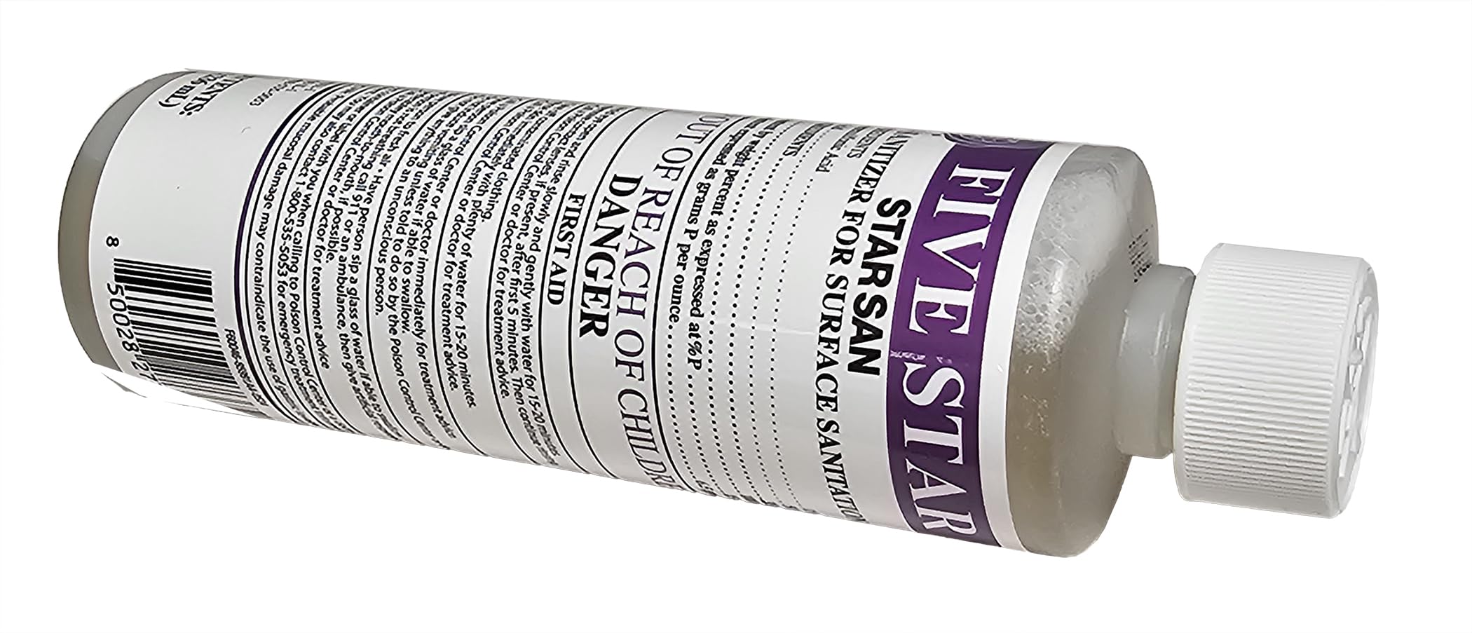 Low contact time sanitizing solution