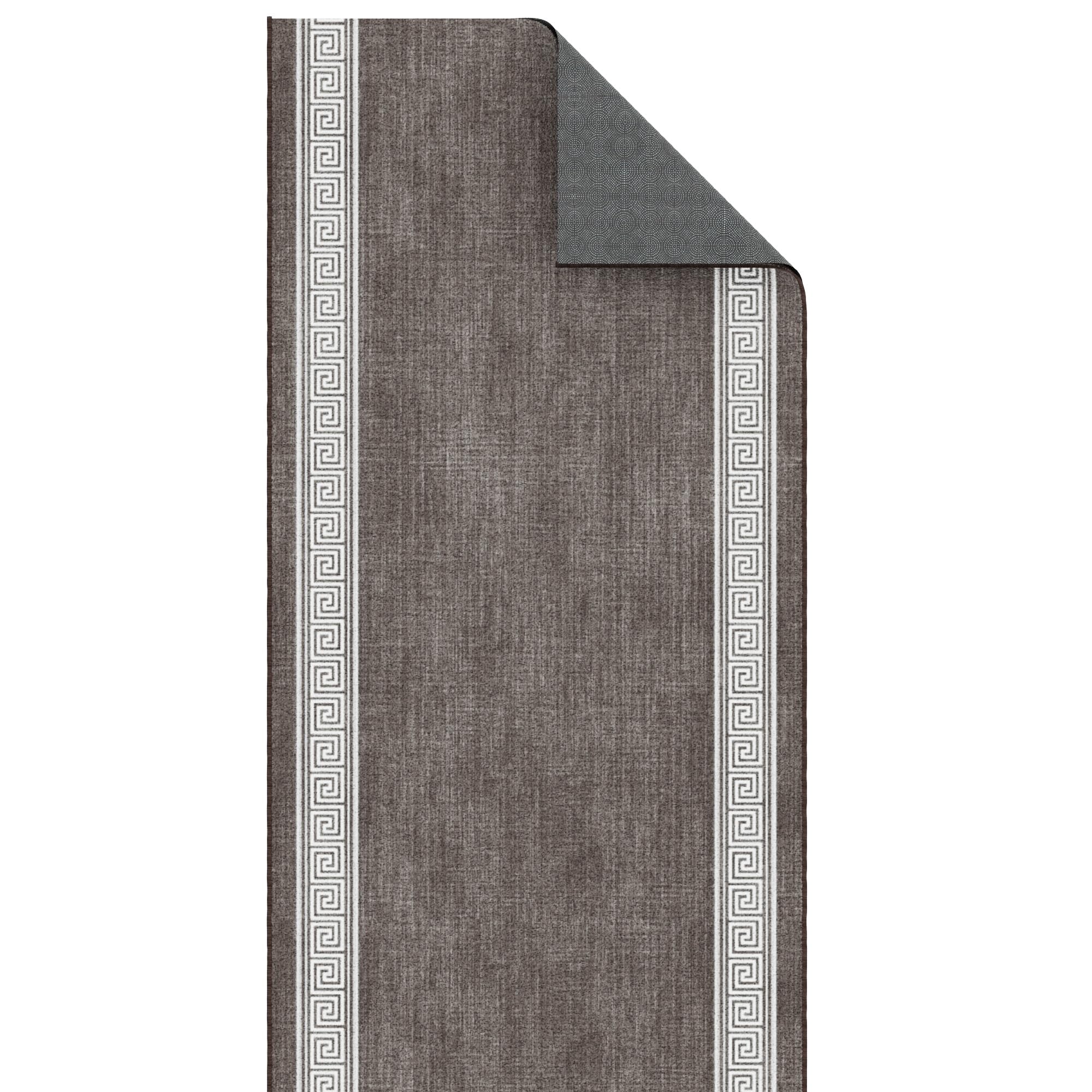 Non-slip PVC backed ottomanson rug for wood tile laminate floors