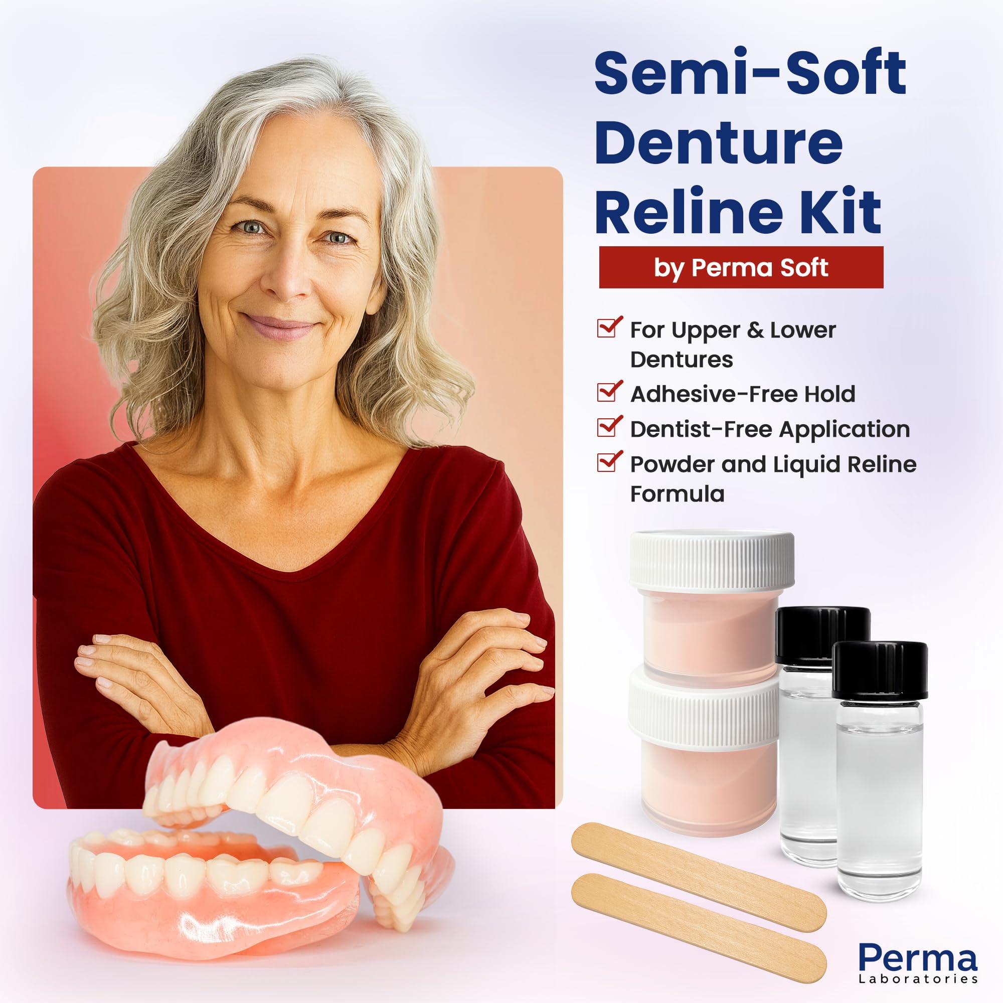 Lower denture reliner kit product photo