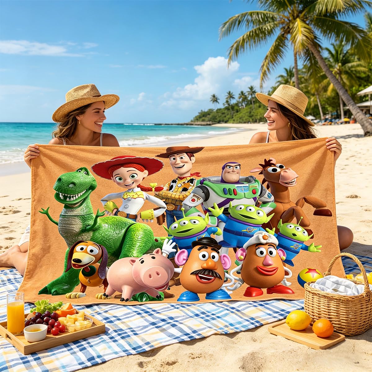 Multi-scene use towel for bath beach and gym