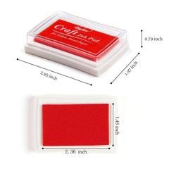 Versatile ink pads for rubber stamps clear stamps and direct stamping