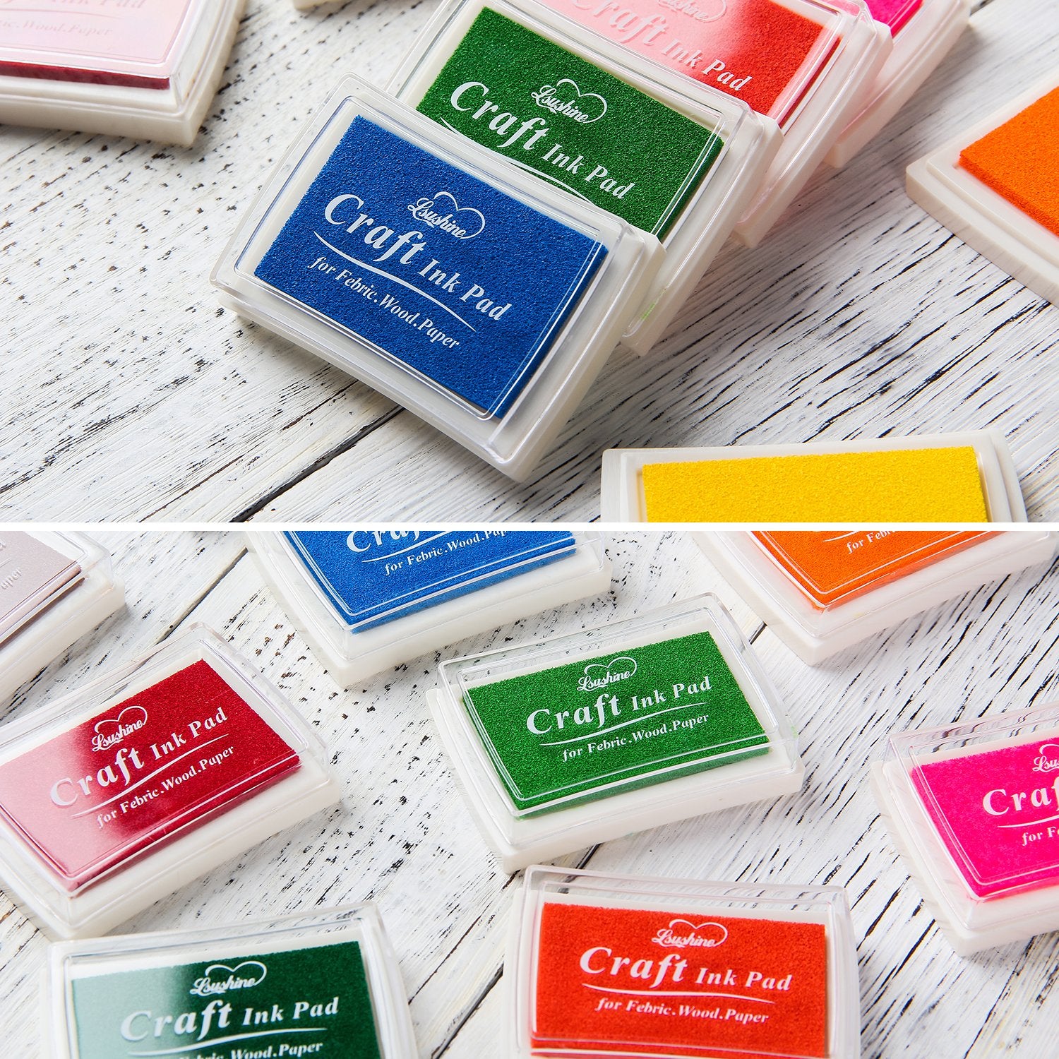 Durable foam sponge ink pad for crisp impressions