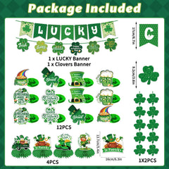 Lucky banner from St Patricks Day Decorations set