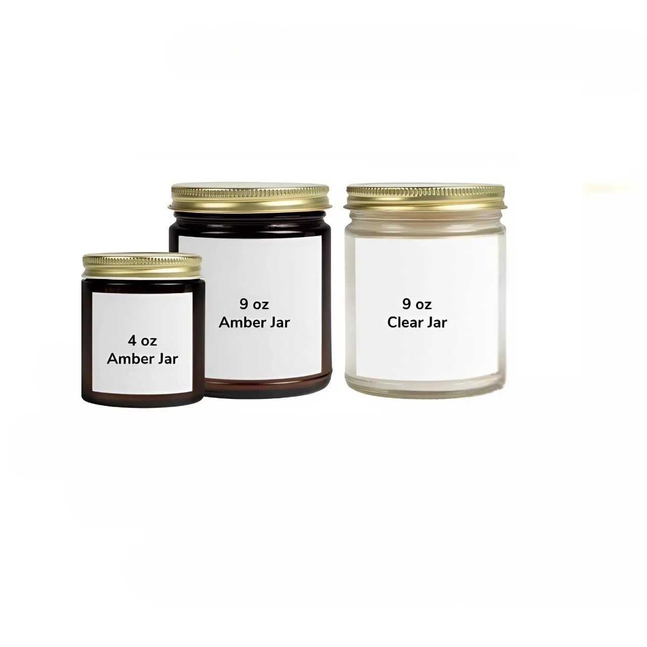 Candle with white or Kraft labels Lucky Guardians