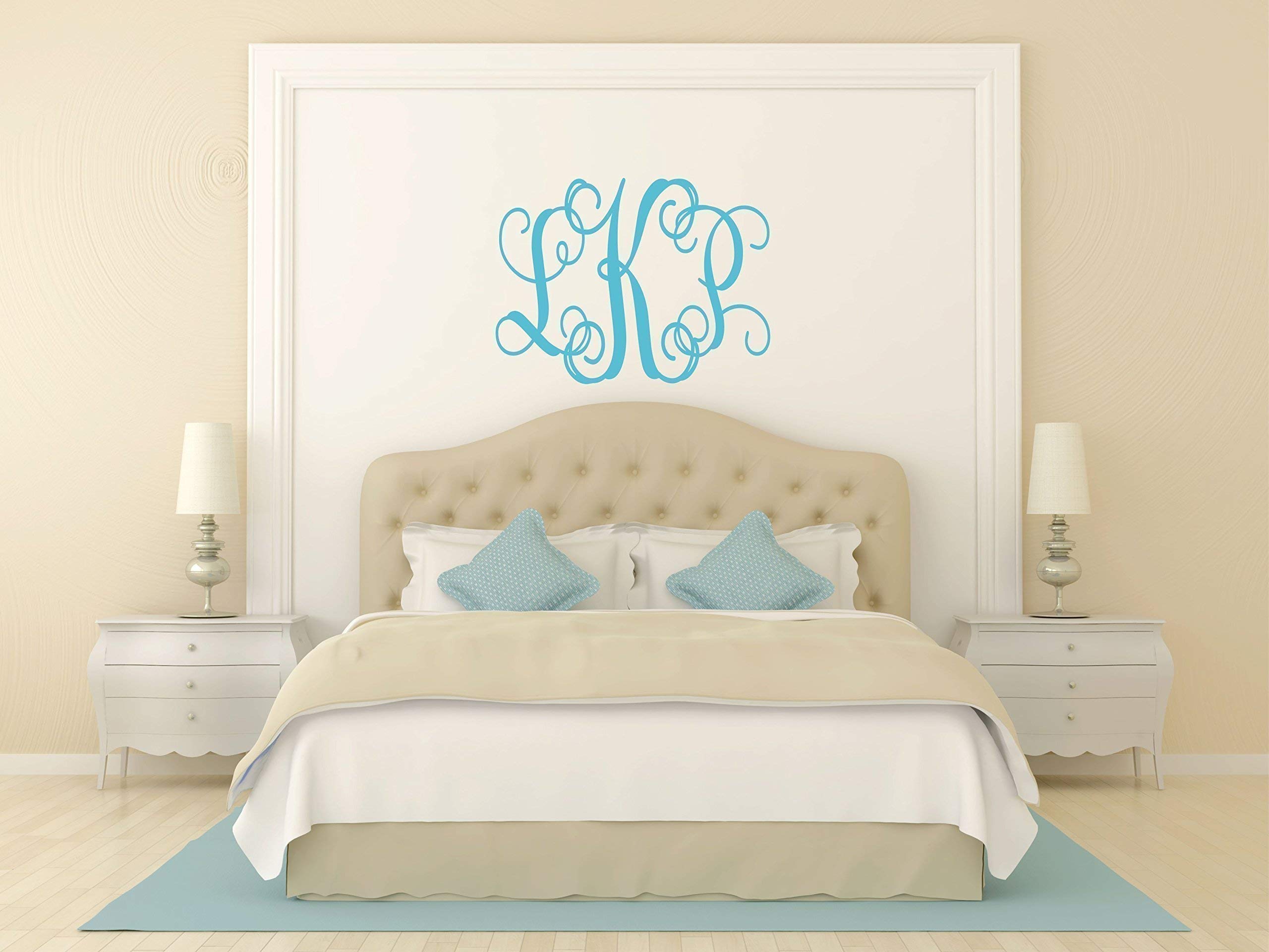 Die cut monogram decal without background Lucylews