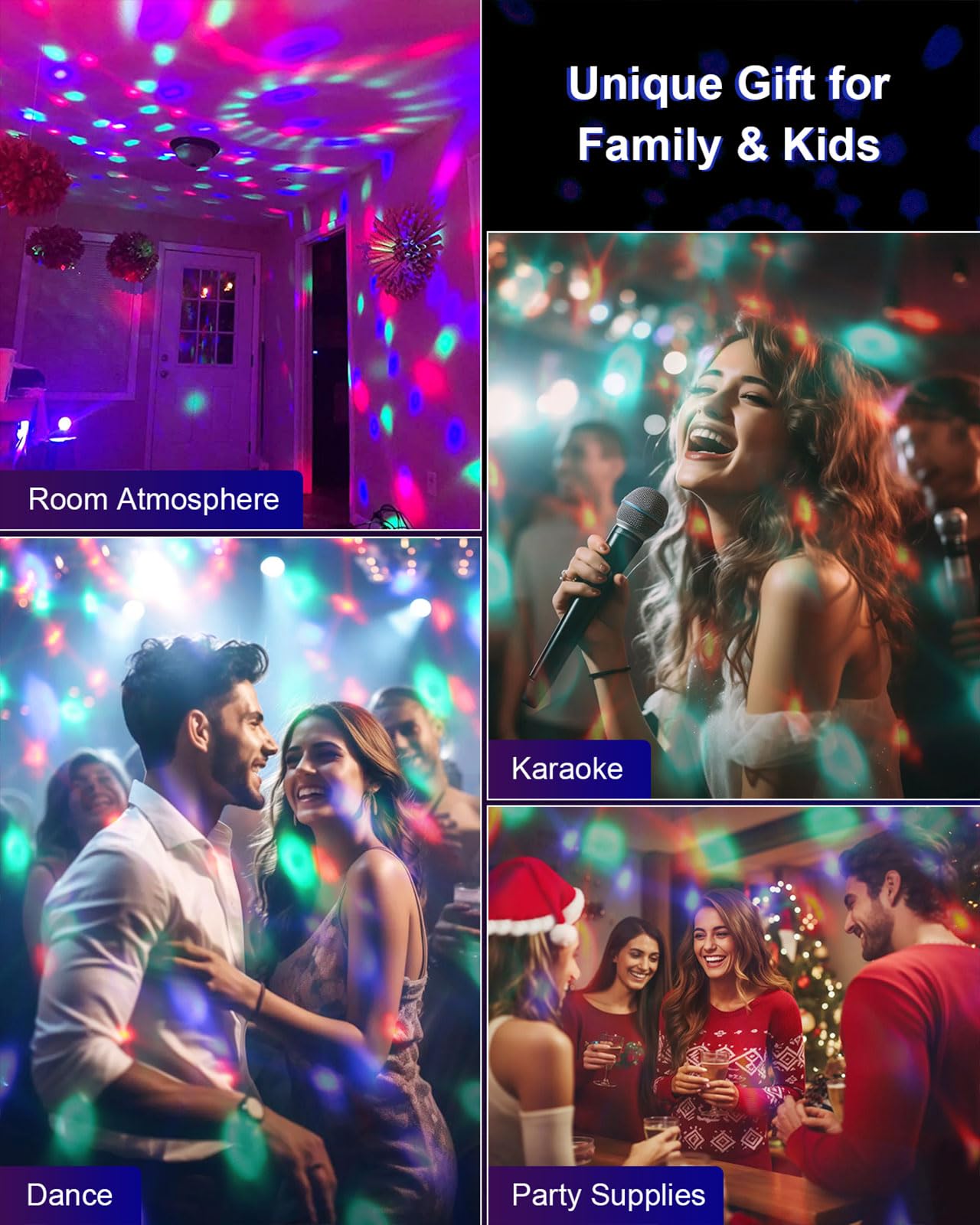 Package includes 2 disco ball lights 2 remotes 1 user guide