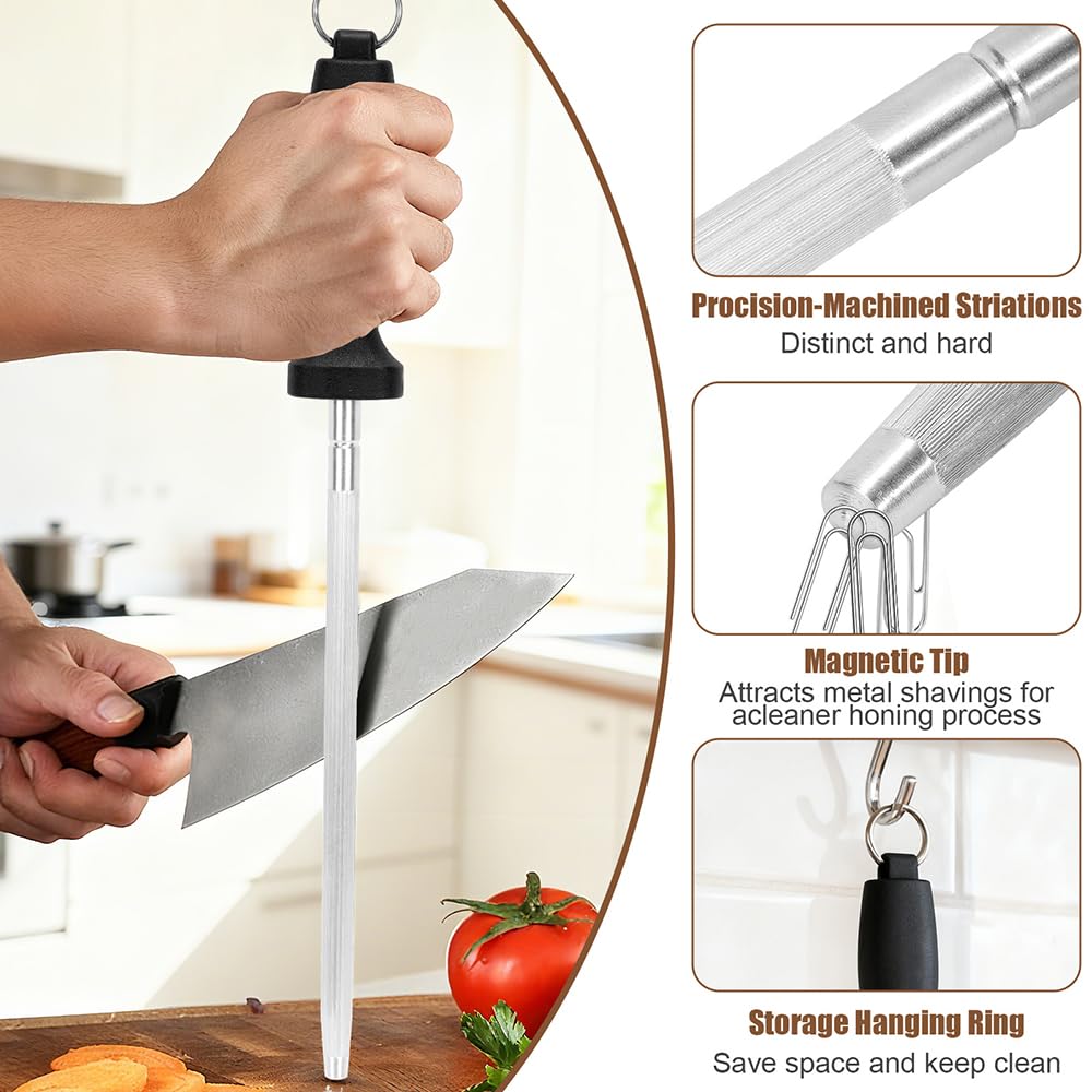 Luffexx rod with corrosion resistant plating for rust-free sharpening