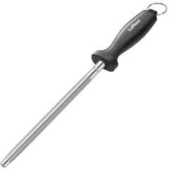 Luffexx Professional 12-Inch Knife Sharpening Rod high carbon steel honing rod