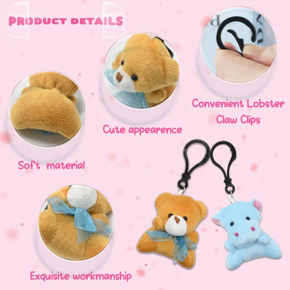 lukbera plush animal keychain gifts for birthdays