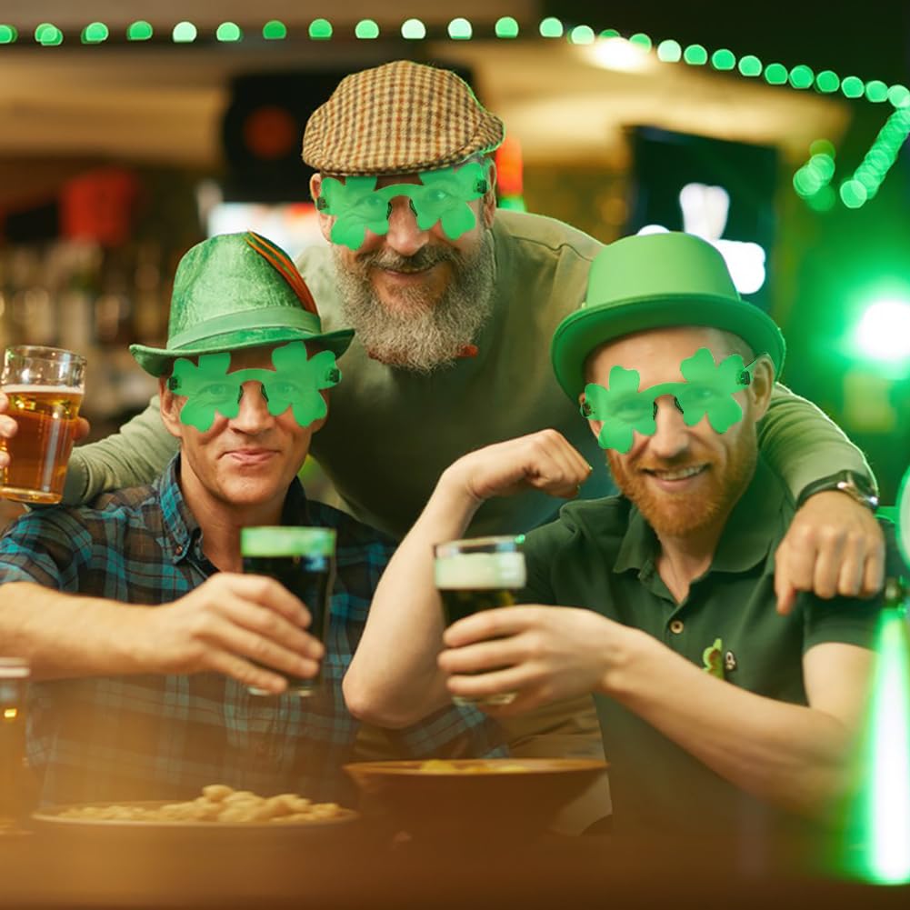12-pack shamrock sunglasses by LUKBERA