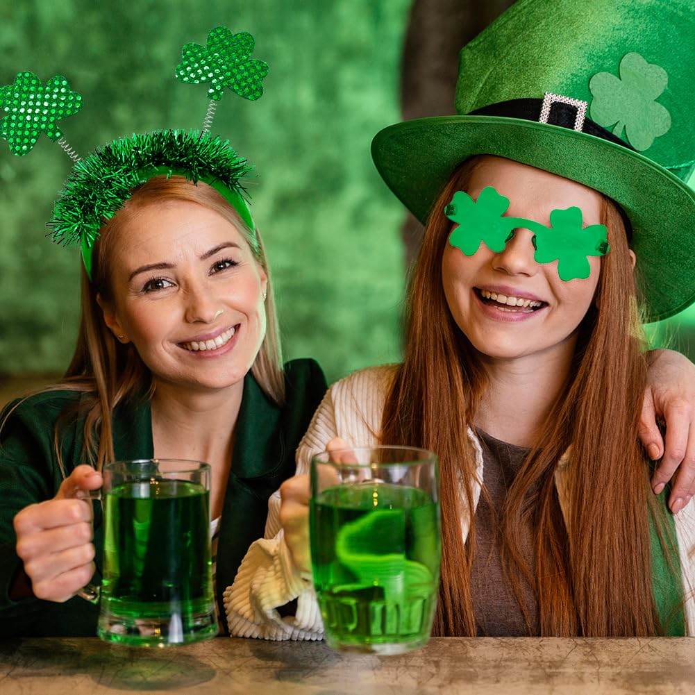 Shamrock sunglasses festive prop for celebrations