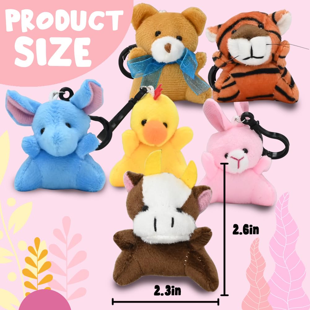 lukbera plush animal keychain mini size easy carry