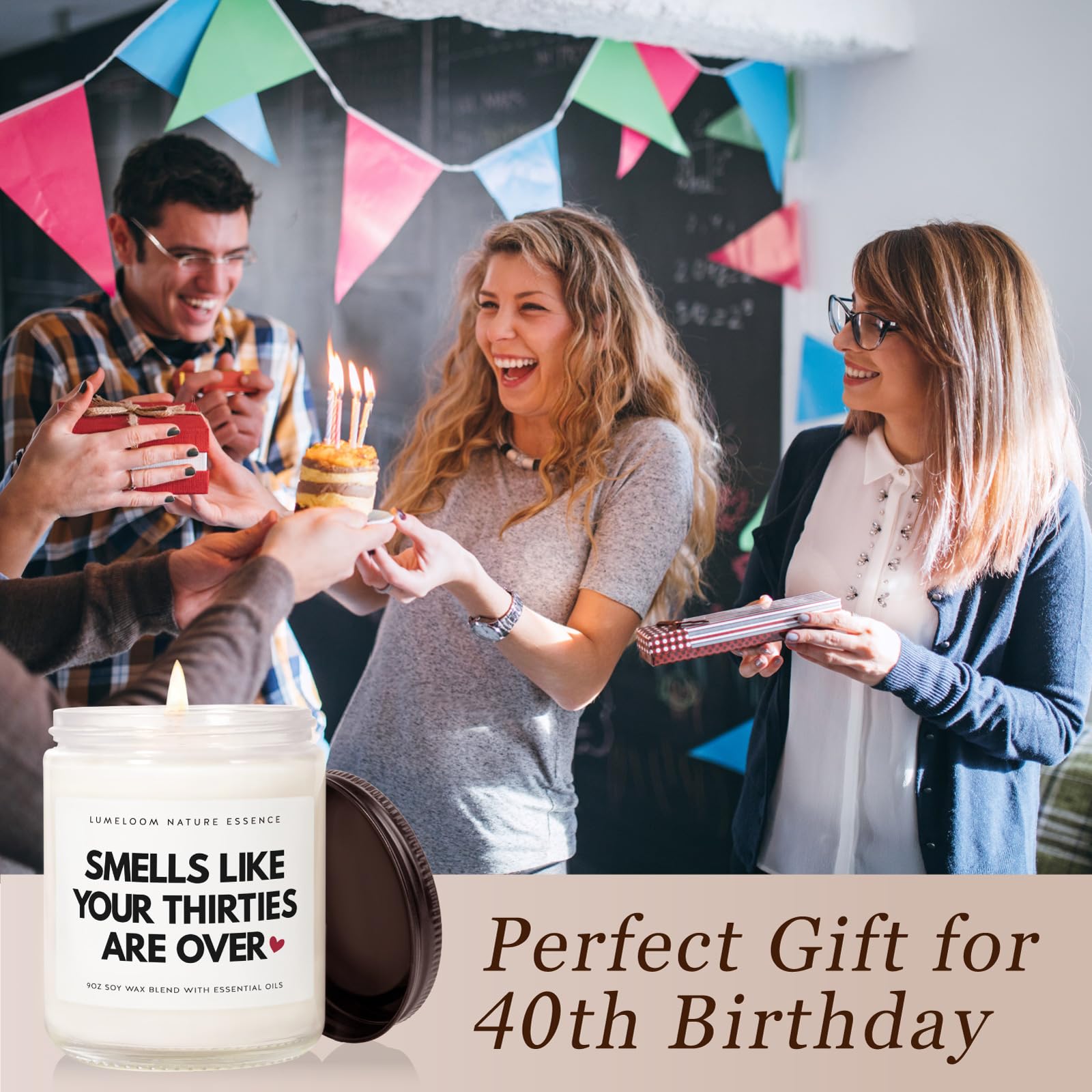 1986 lavender scented candle 9oz by LUMELOOM