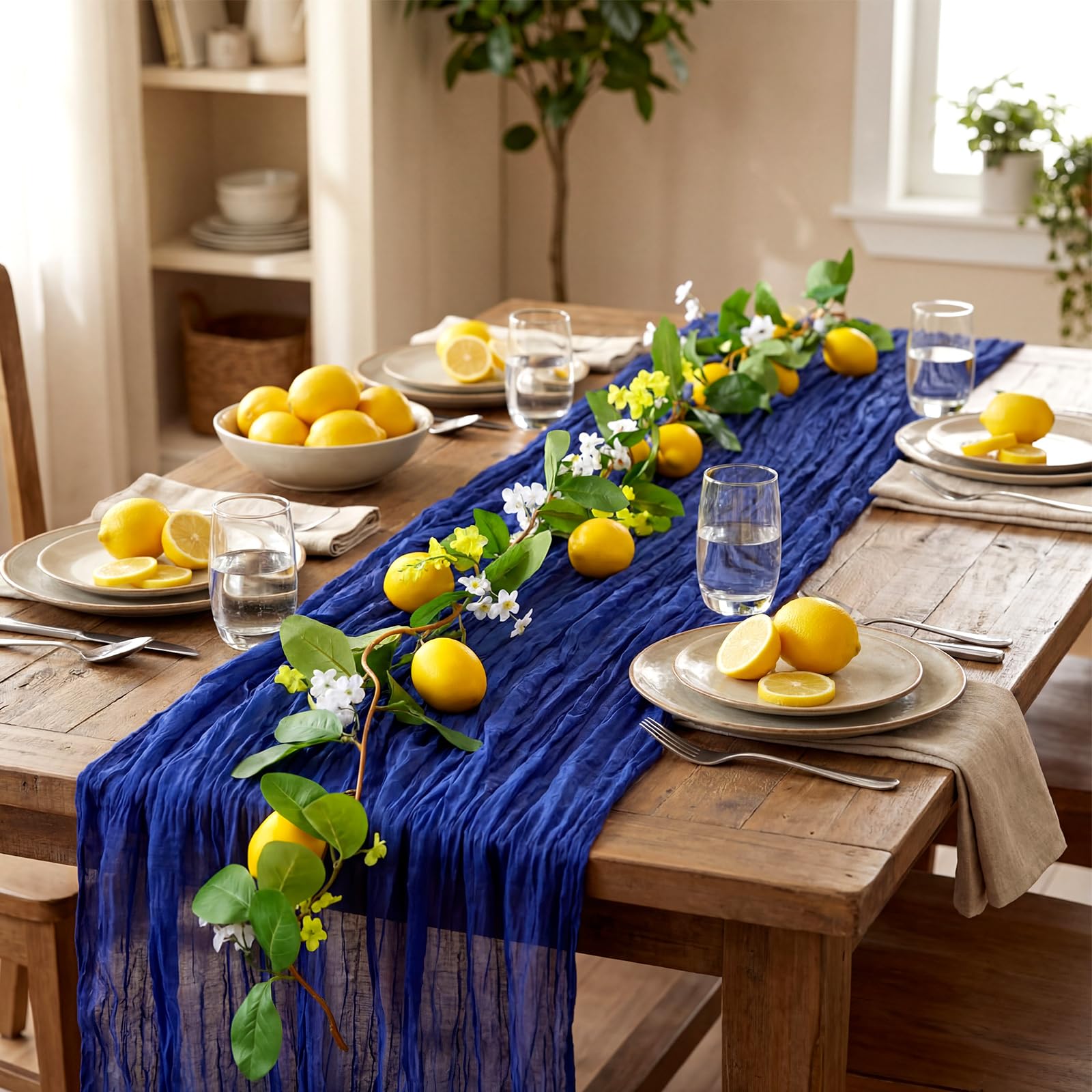 Capri lemon garland included in Lumina Garden Amalfi Coast set