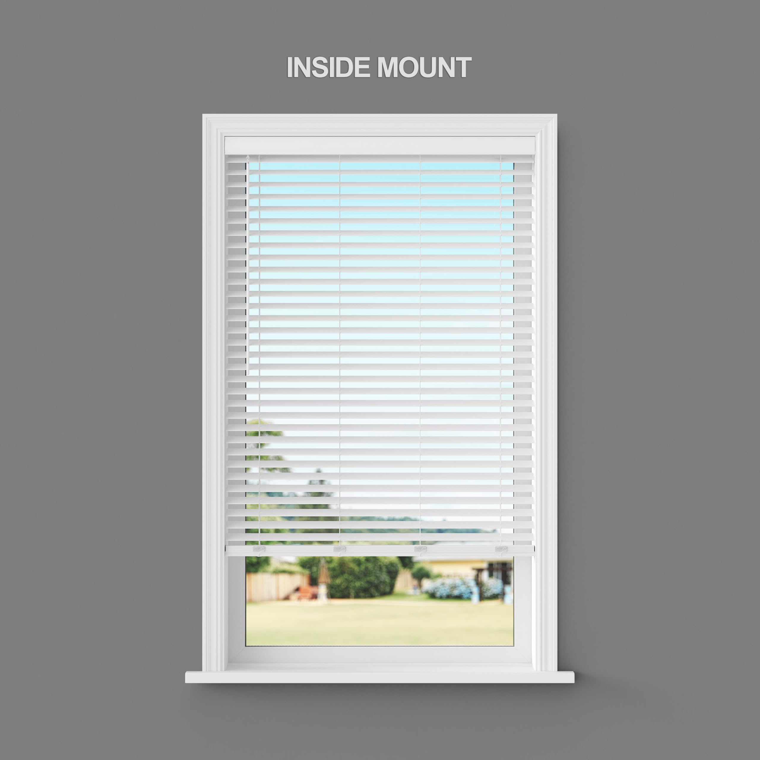 Lumino built-in valance modern blinds white 34x60 image 4