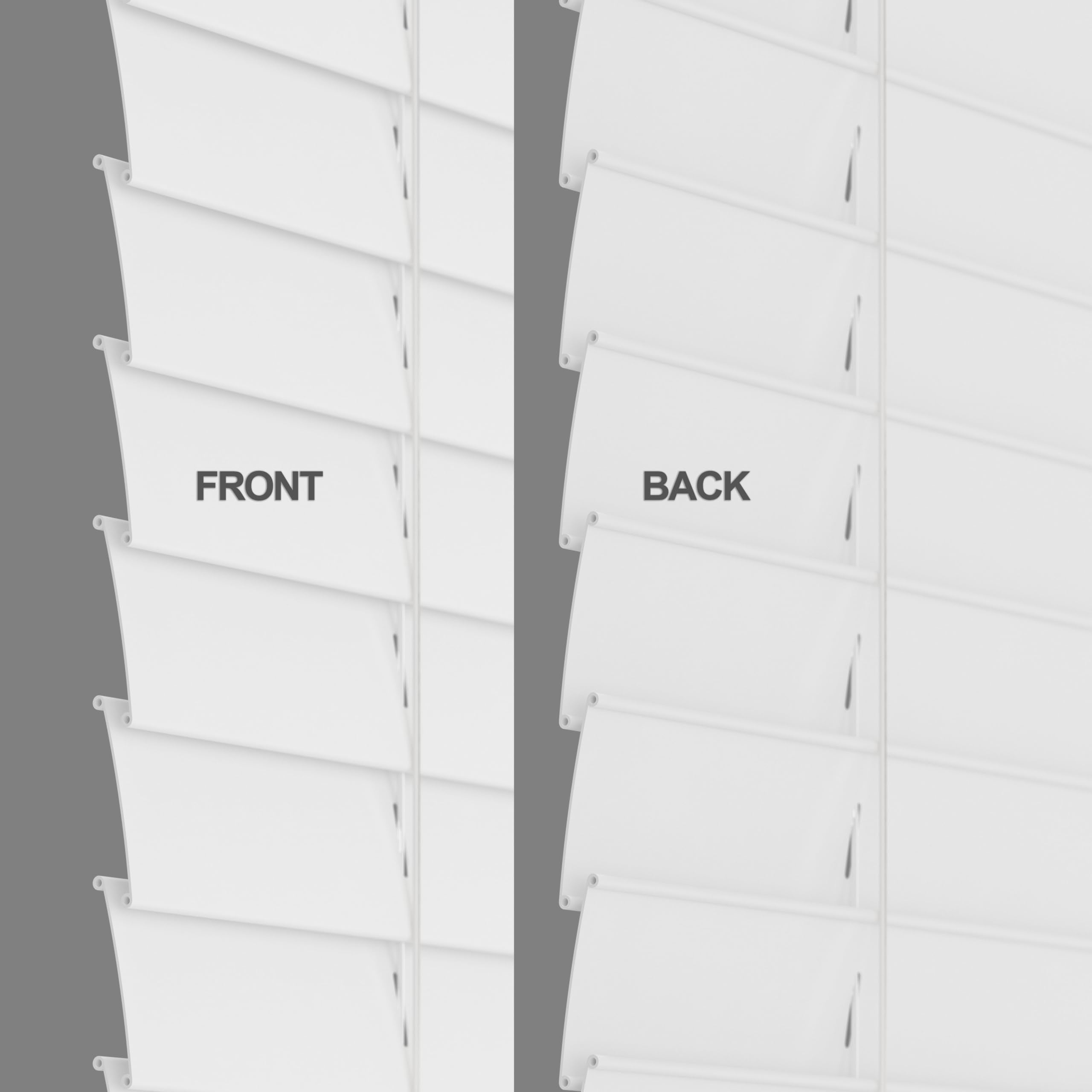 Lumino privacy control blinds 34x60 white image 7