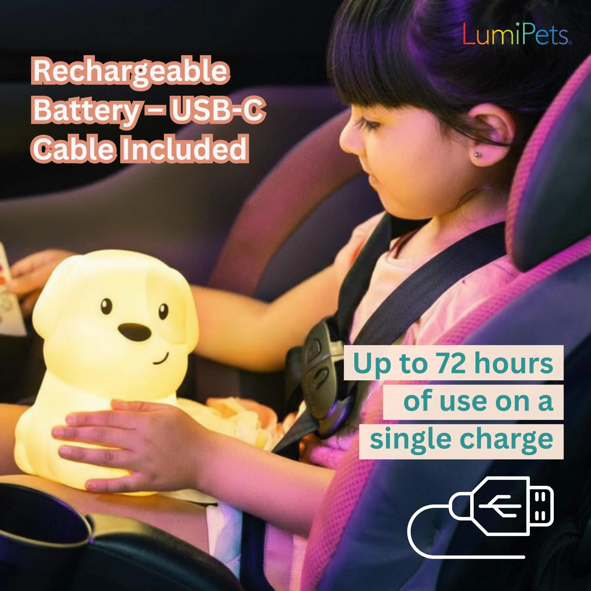 Nursery bedroom light for kids with color changing modes