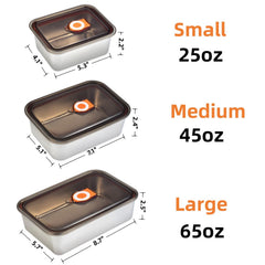 45oz lunch box 1400ml size