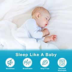 Lunsing waterproof mattress protector suitable for families with kids and pets