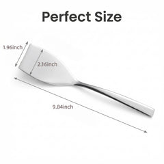Mini stainless steel spatula by Lupnkl for small kitchen tasks