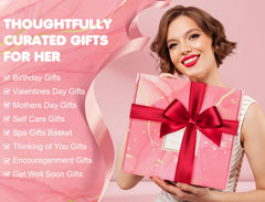 Rose scented spa candle and accessories