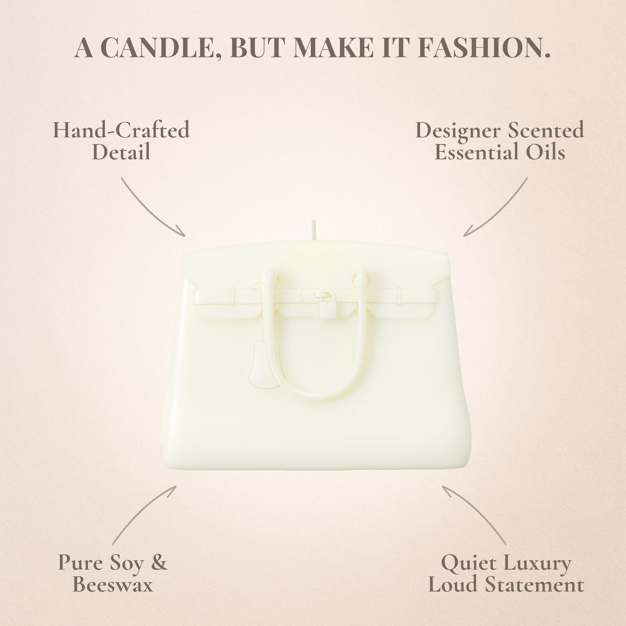 Luxury gifts for women candle on display
