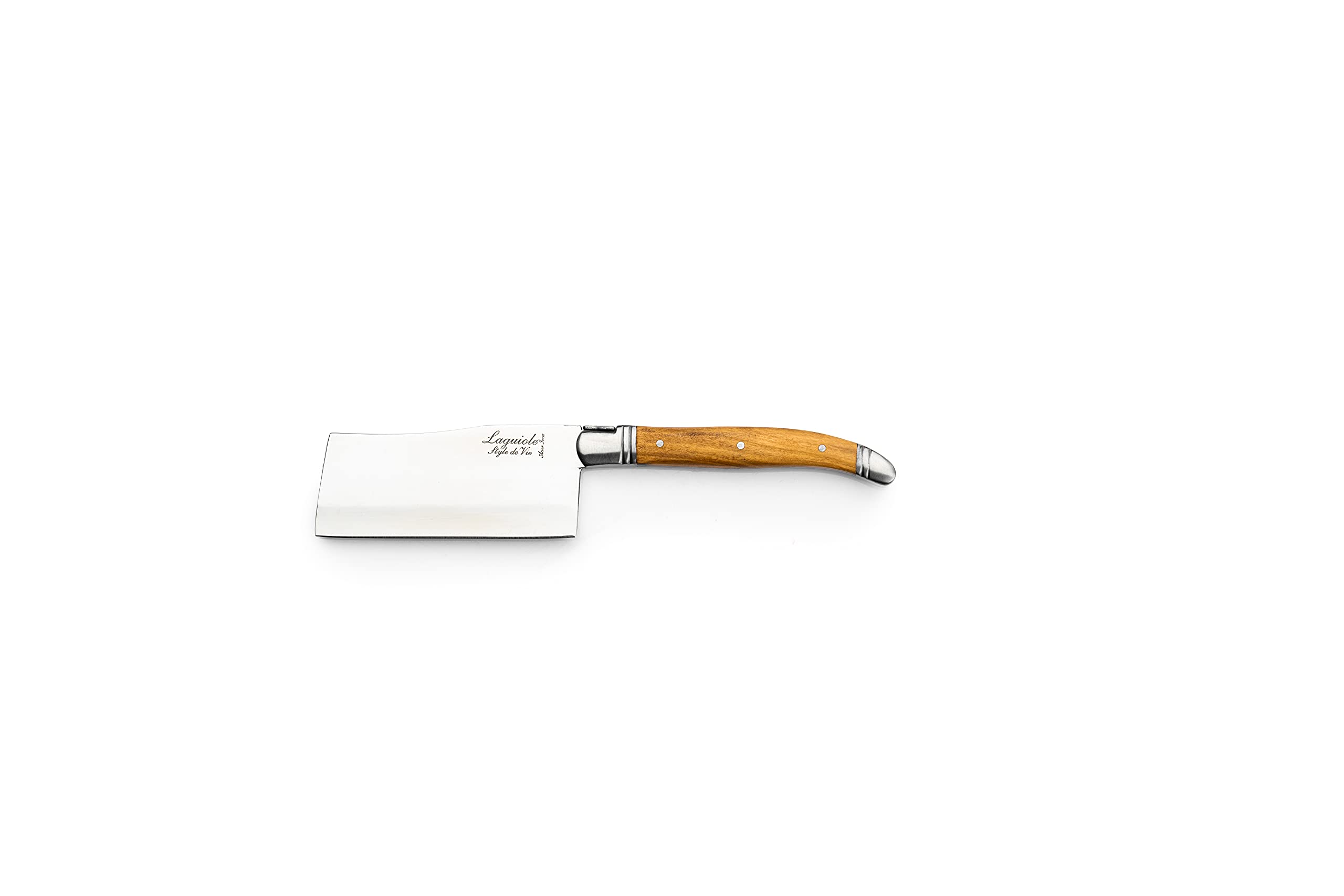 Laguiole honey bee emblem on cheese knife blade