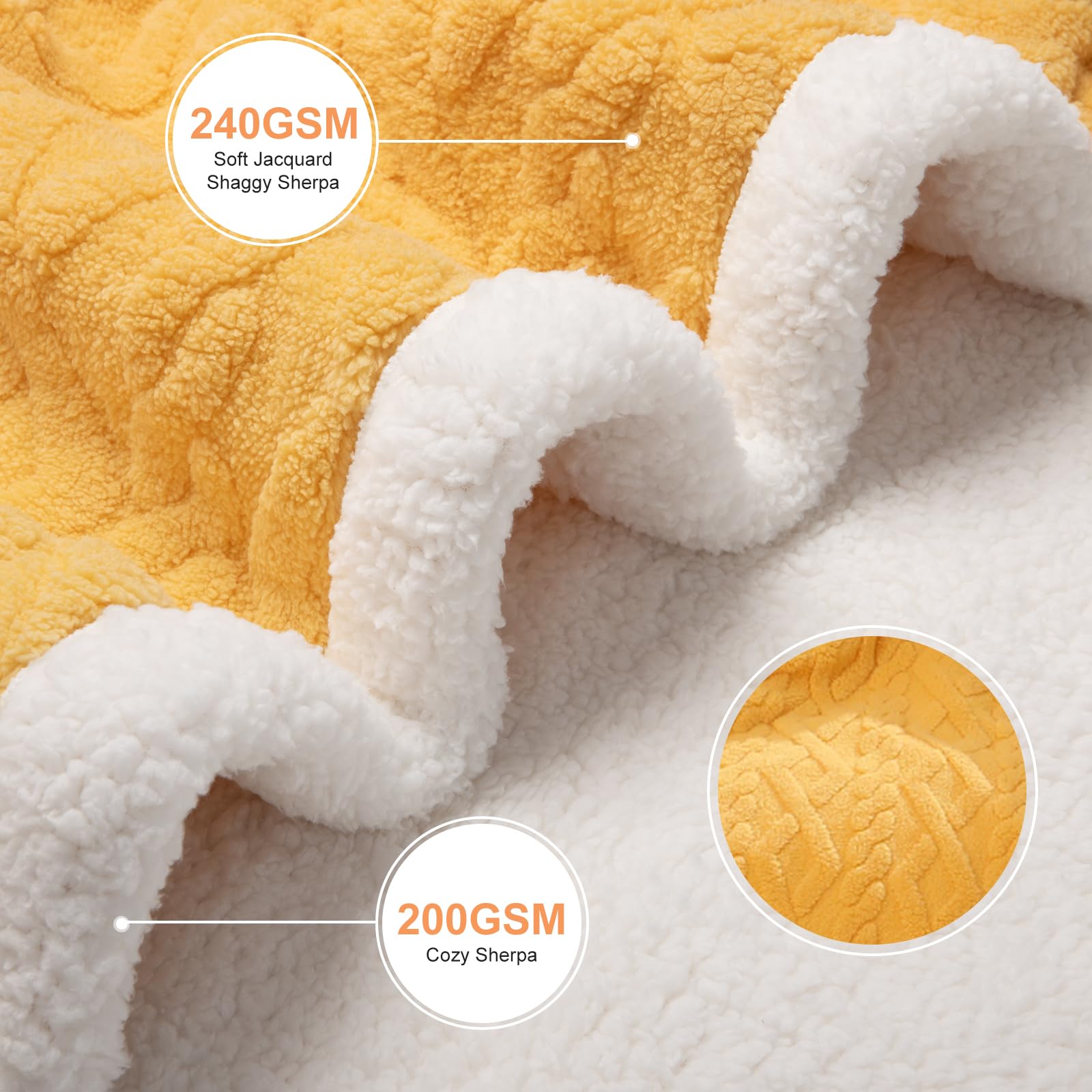 Reverse 200GSM warm sherpa side for cozy warmth