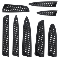 LXUEJIE 8pcs universal knife guards set black