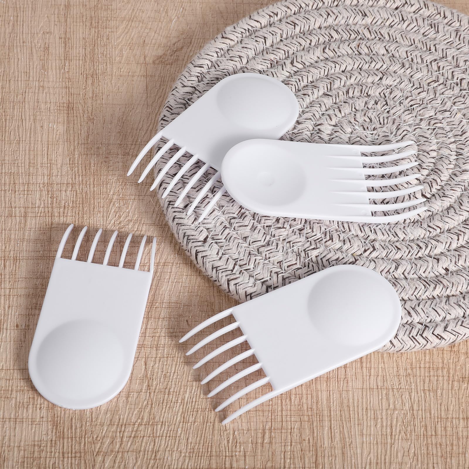 LXUEJIE packaging image showing 4 cleaning forks