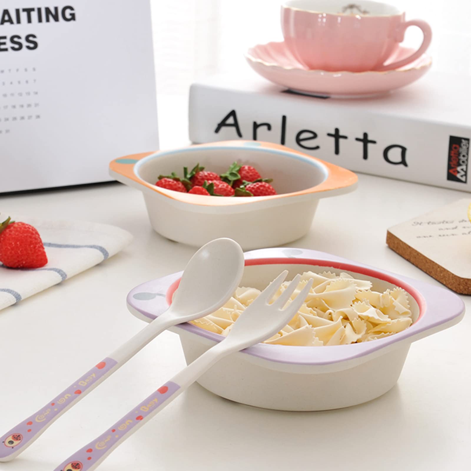 Lyellfe dishwasher safe bamboo bowls