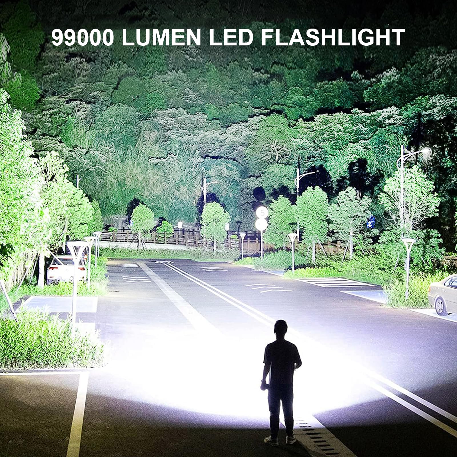99,000 lumen output flashlight by Lylting