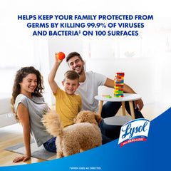 Lysol floral scent indicator on spray label
