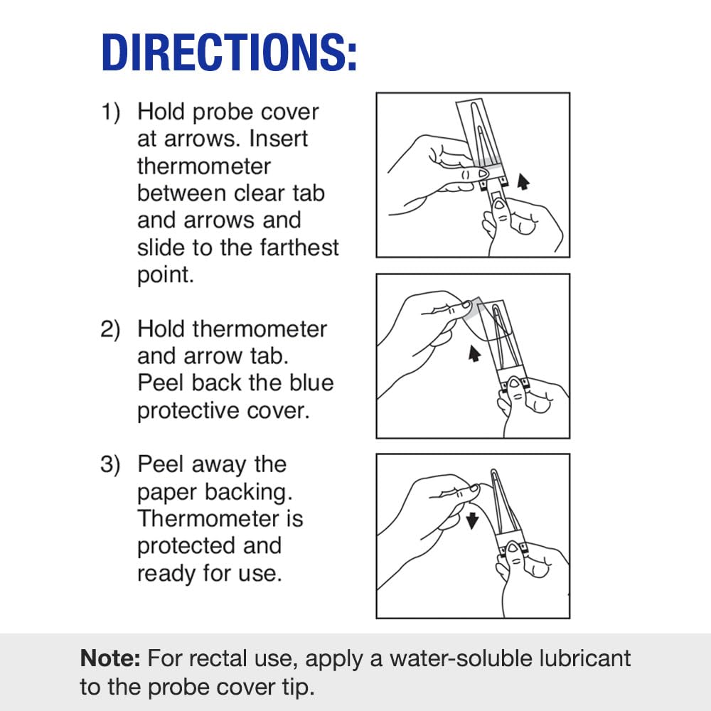 MABIS thermometer covers for under-arm use