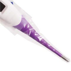 Safe closed-system design MABIS thermometer covers for oral use