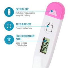 MABIS basal thermometer Fahrenheit LCD display