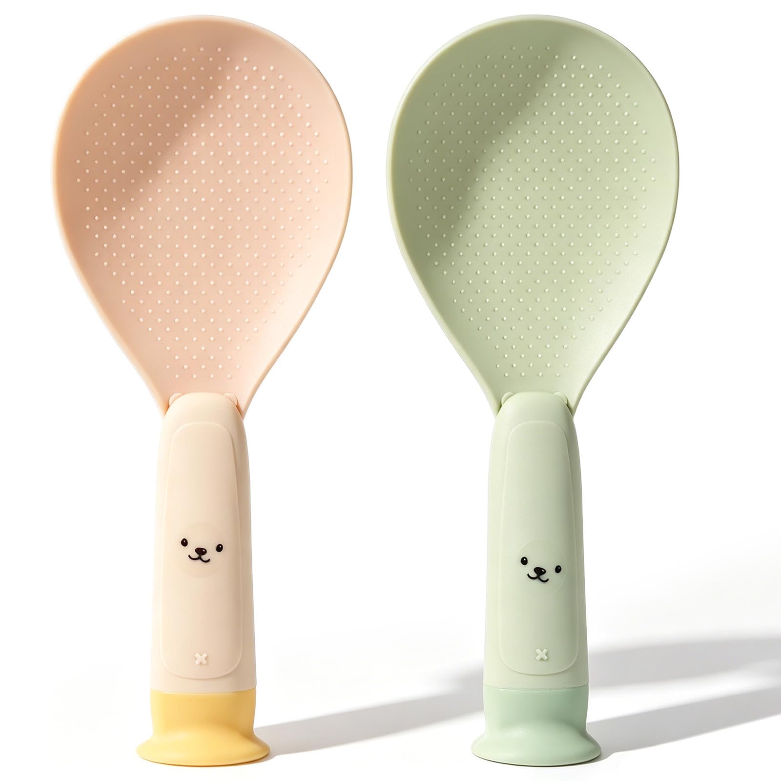 Mabor cream color rice scooper standing rice spoon set