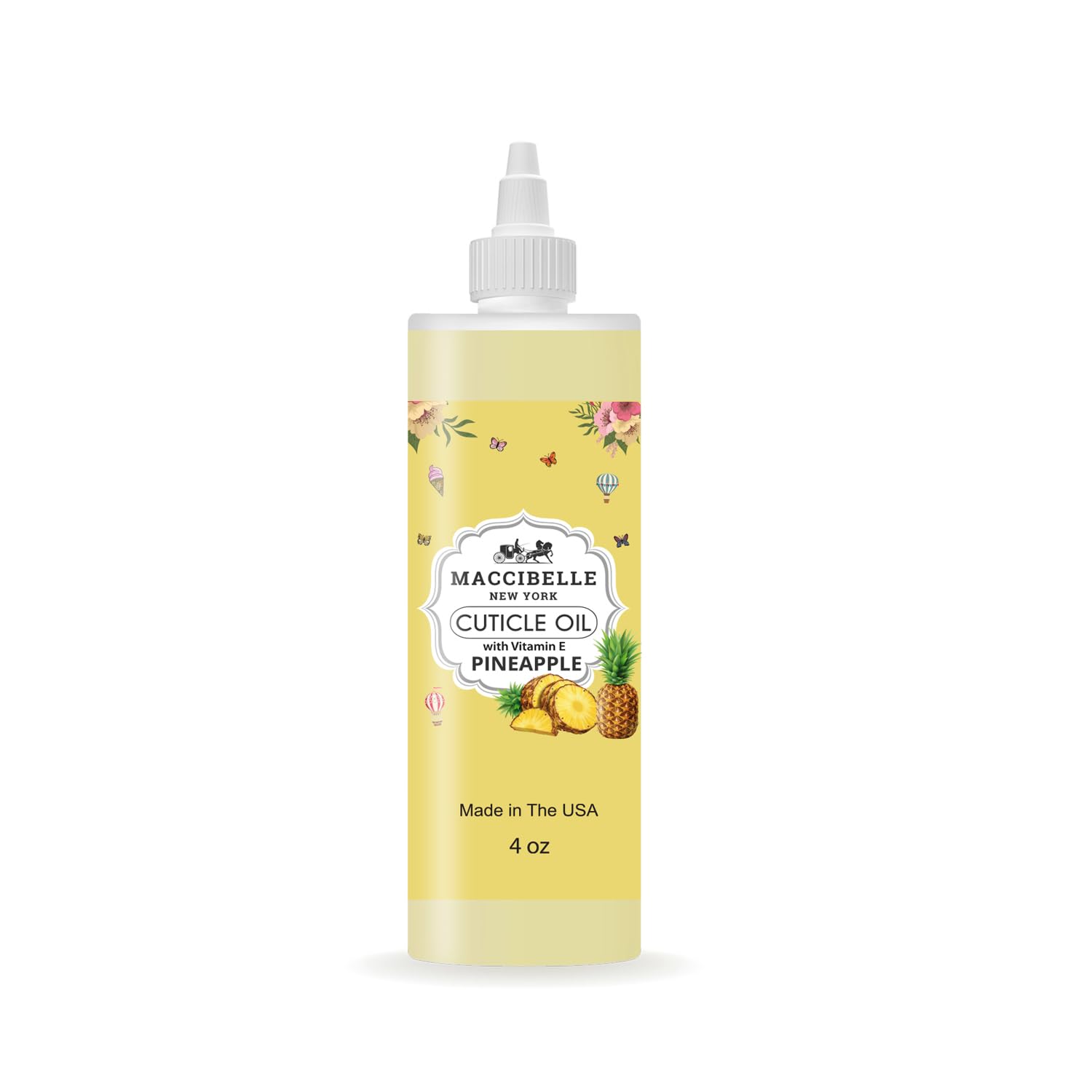 Maccibelle Cuticle Oil For Nails 4 Ounce refill bottle