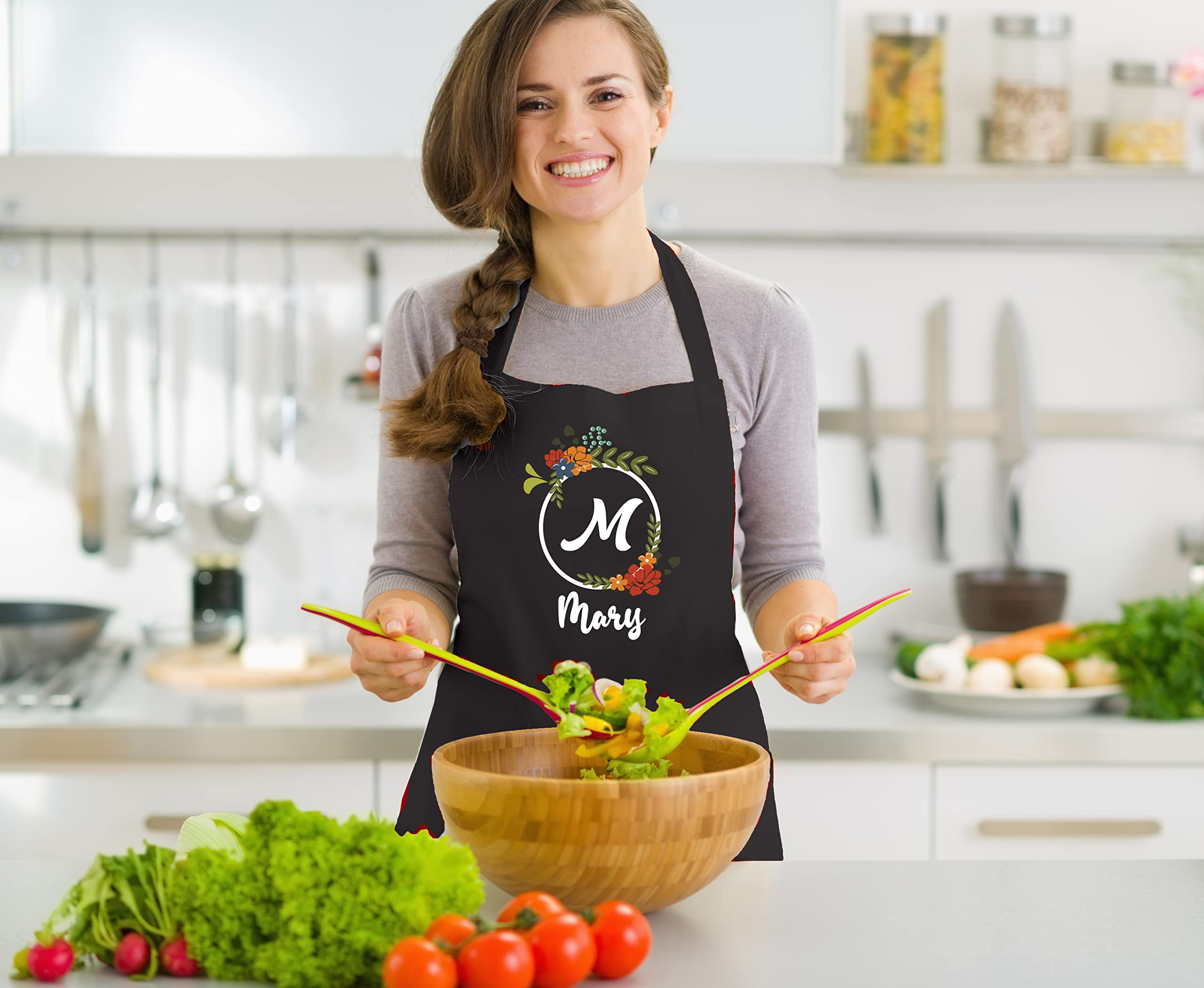 Machine washable apron for easy care