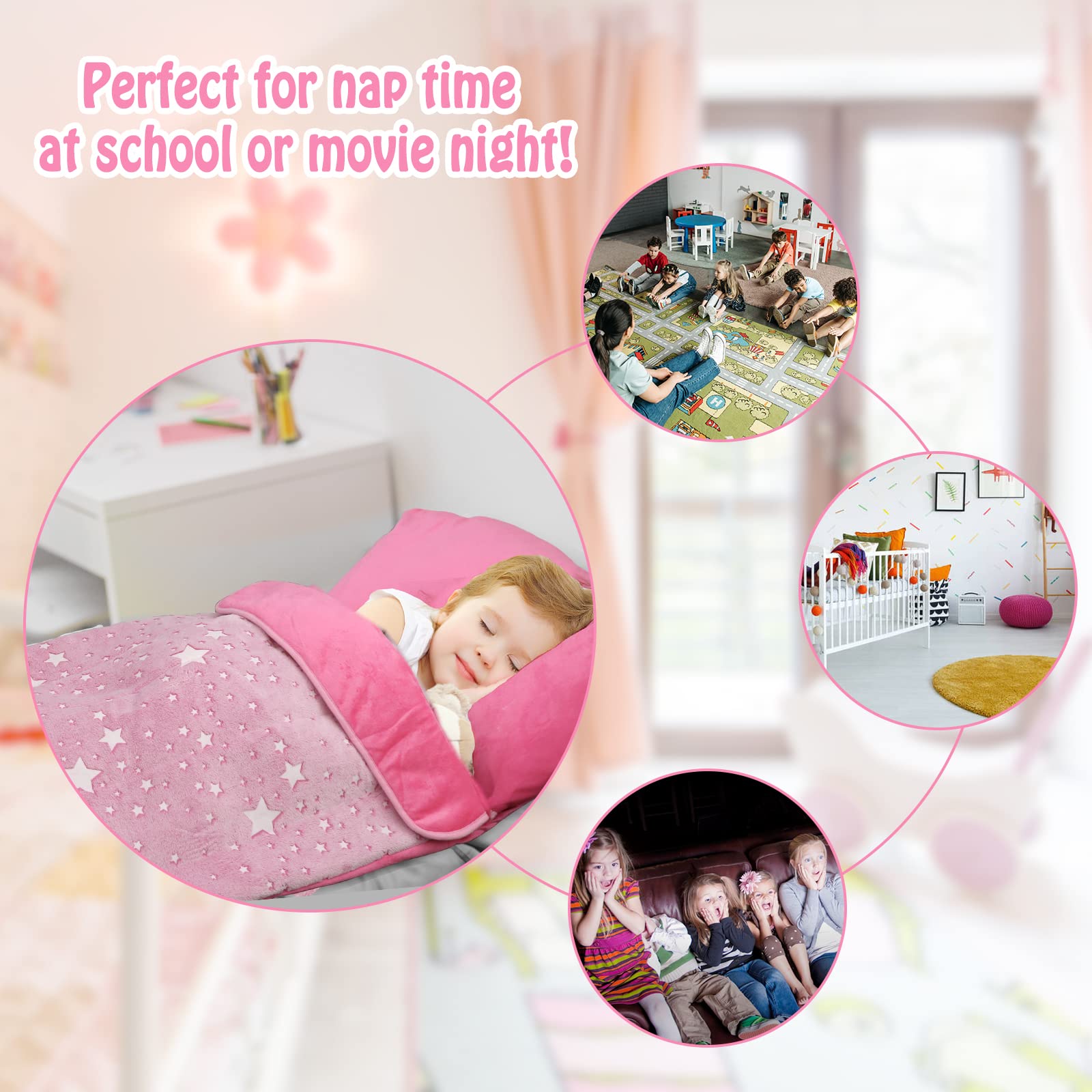 machine washable kids sleeping bag for girls