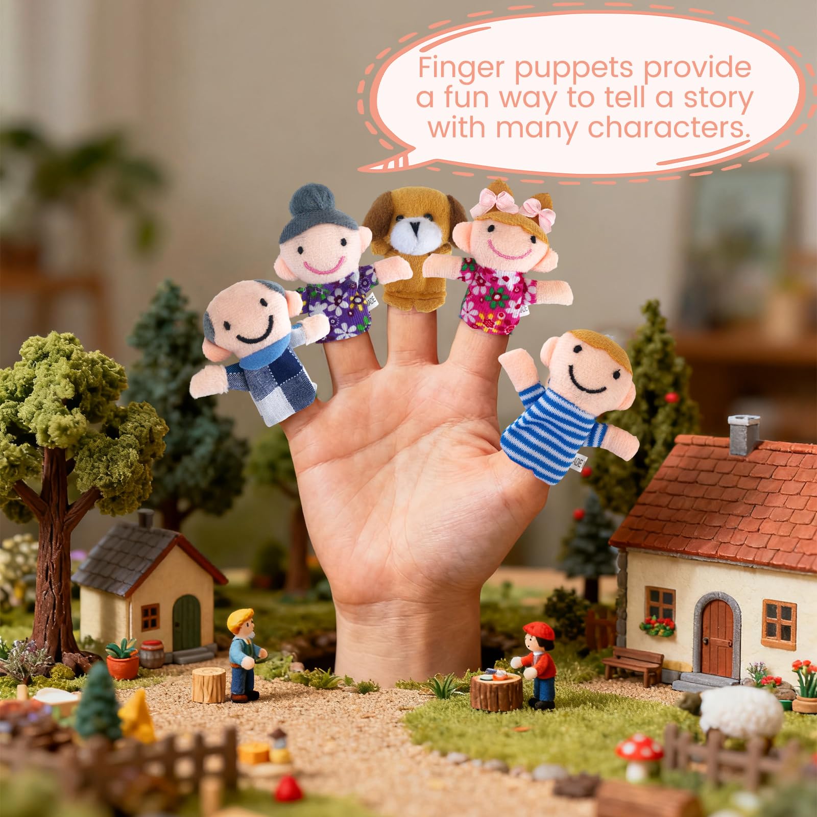 machine washable plush finger puppets for easy cleaning