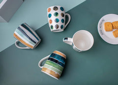 MACHUMA marble pattern coffee mug 11.5 oz 2