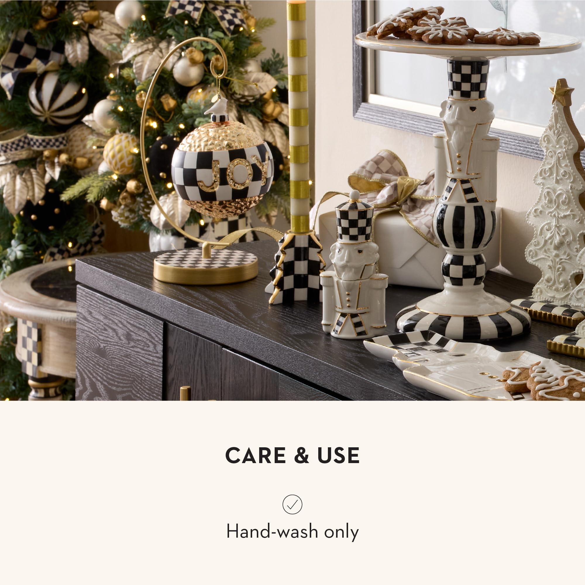 MACKENZIE CHILDS Courtly Noel Nutcracker salt pepper set image 5