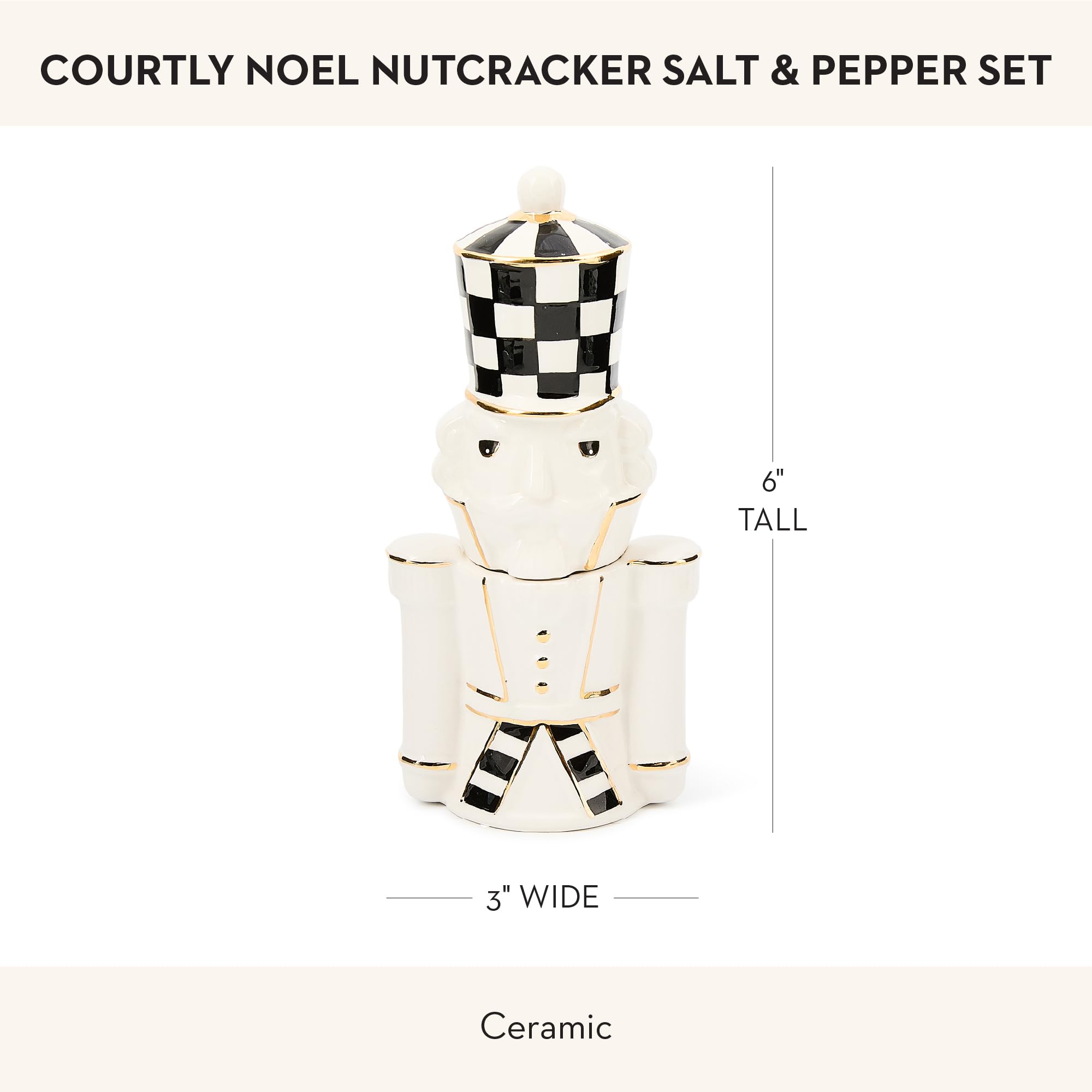 MACKENZIE CHILDS salt pepper shakers image 4