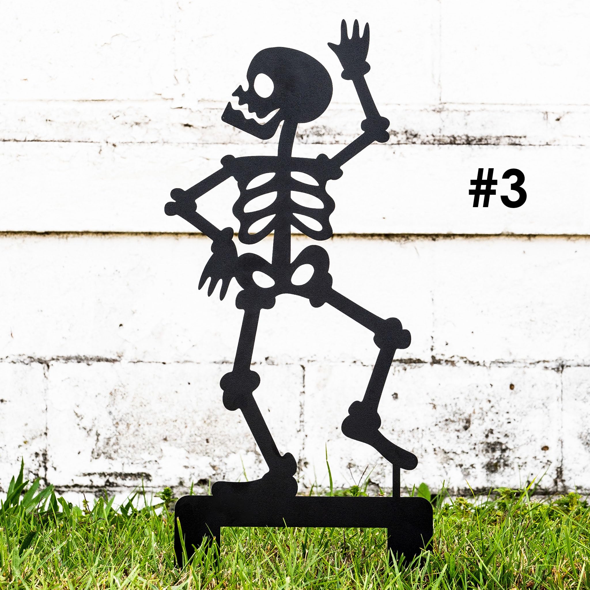 Made in Michigan skeleton yard decor materials