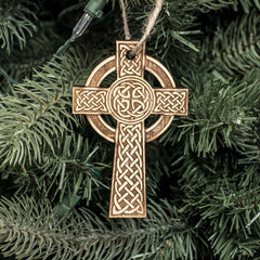 Made in Texas Celtic Cross ornament