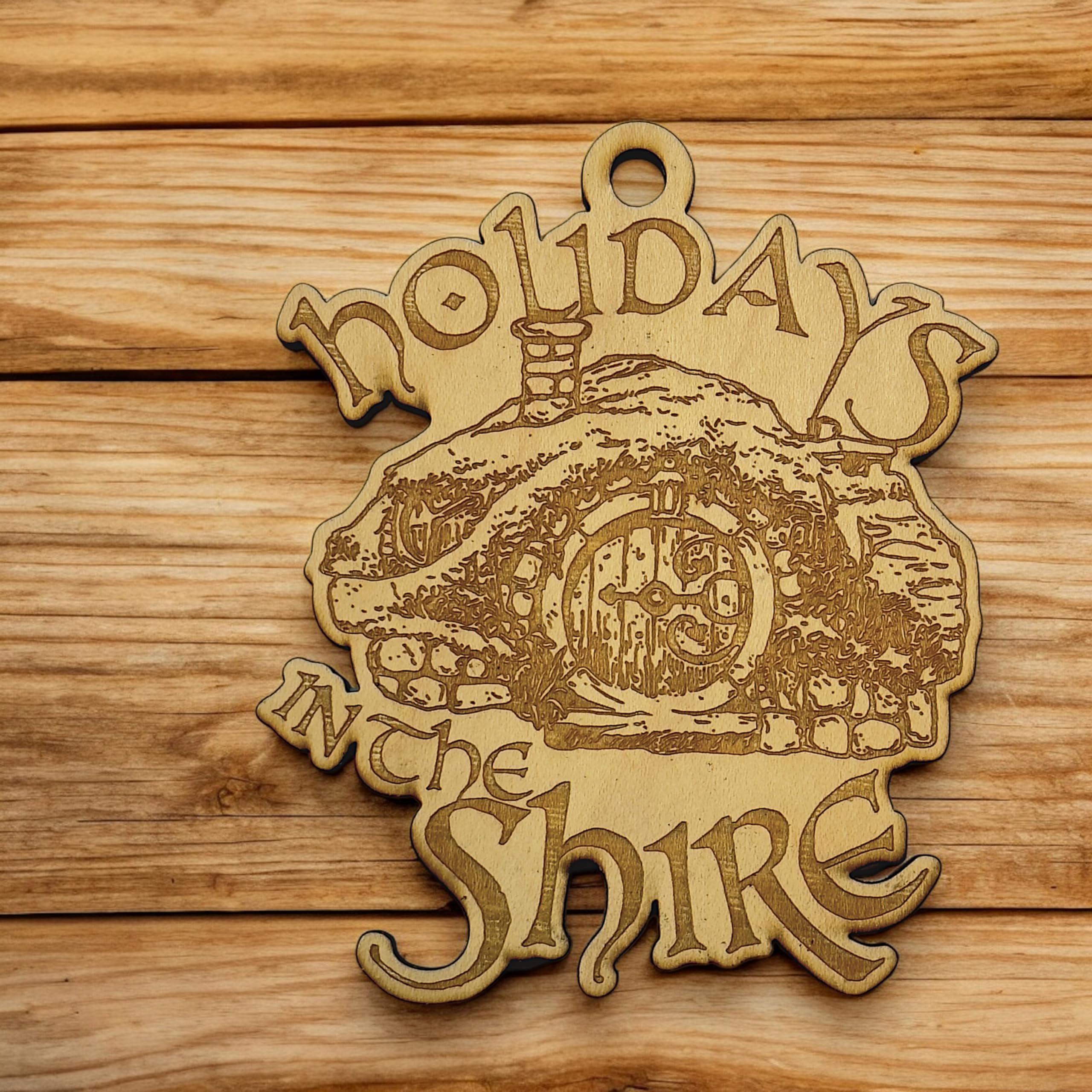 Raw wood ornament 4x3n maple material