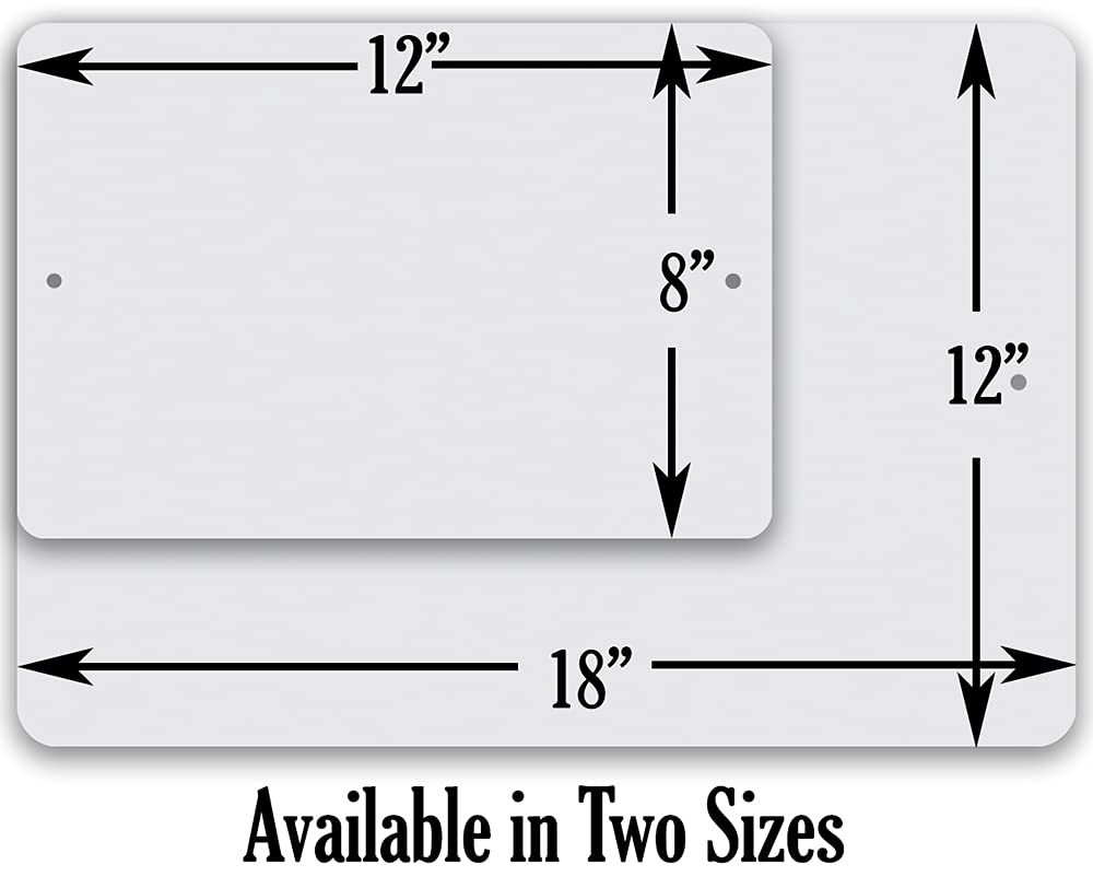 Indoor outdoor metal sign suitable for country home display