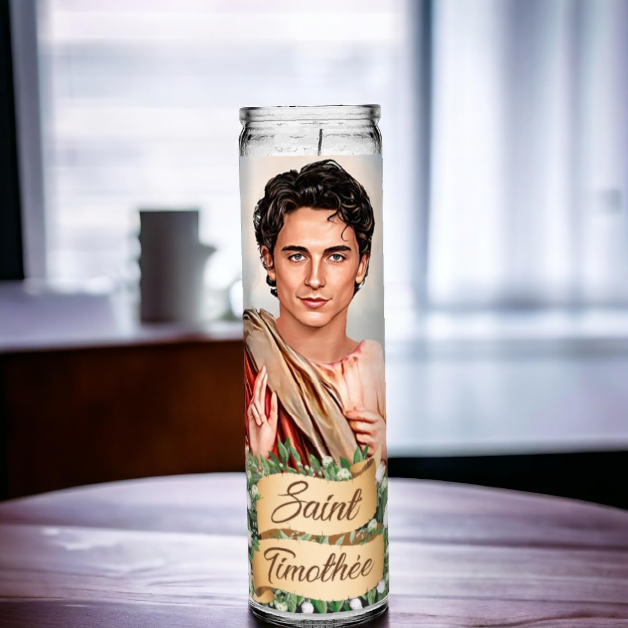 Altar candle for fan display